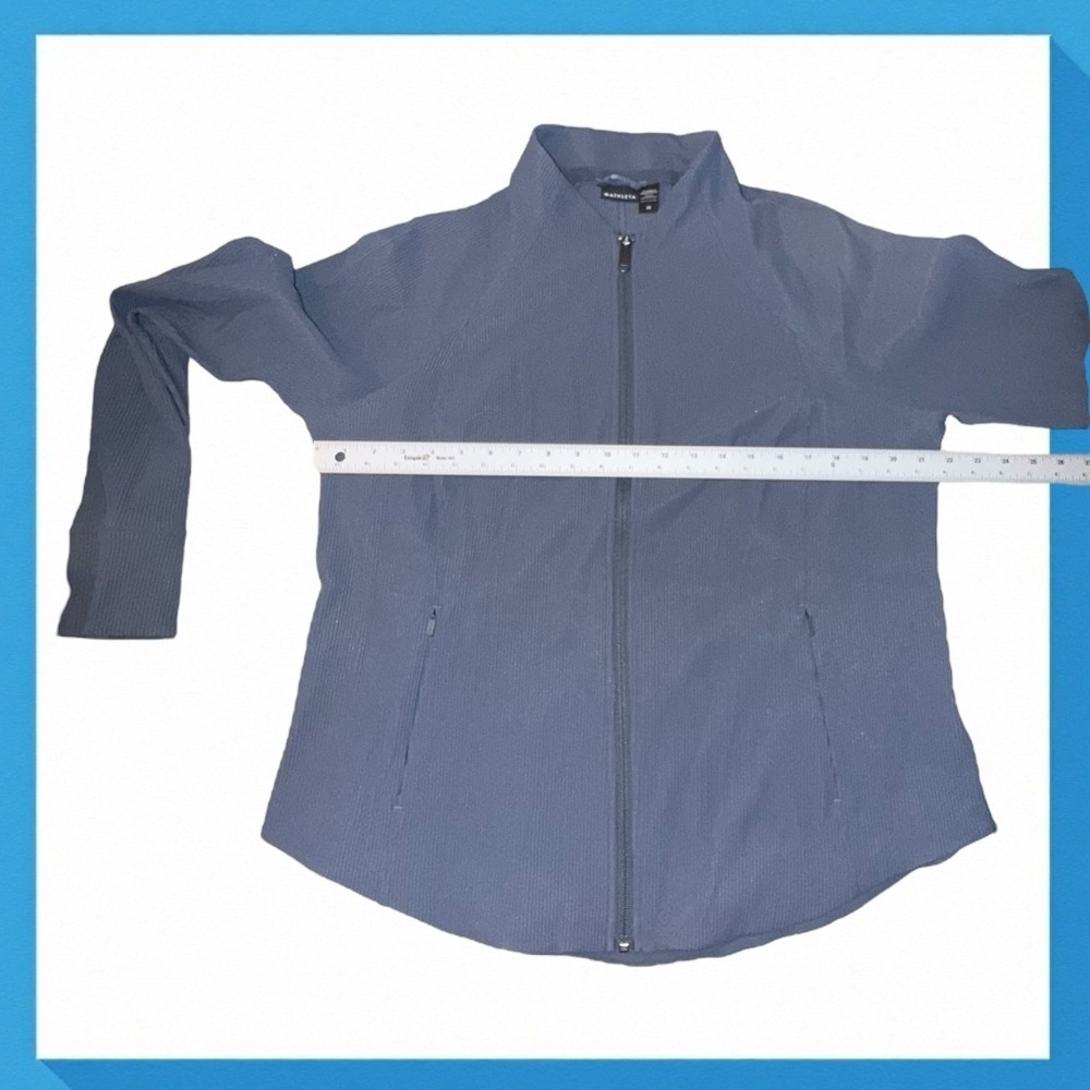 Athleta Salutation Ribbed Jacket - Plus 2x Granit… - image 6